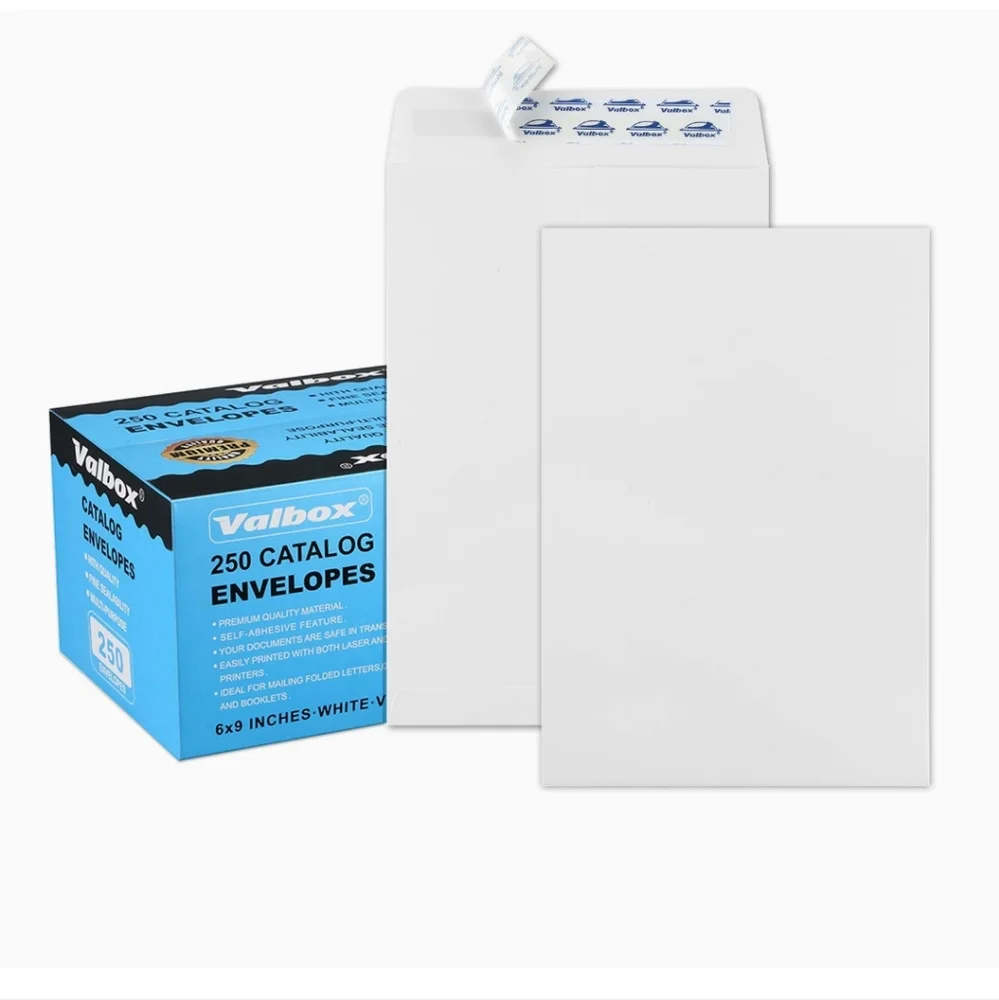 Self Seal Security Catalog Envelopes 250 Count Small White Envelopes For…